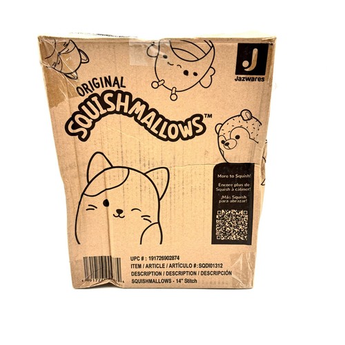 Jazwares Original Squishmallows Disney 14 Zoll Stitch Plüsch - Bild 2 von 5