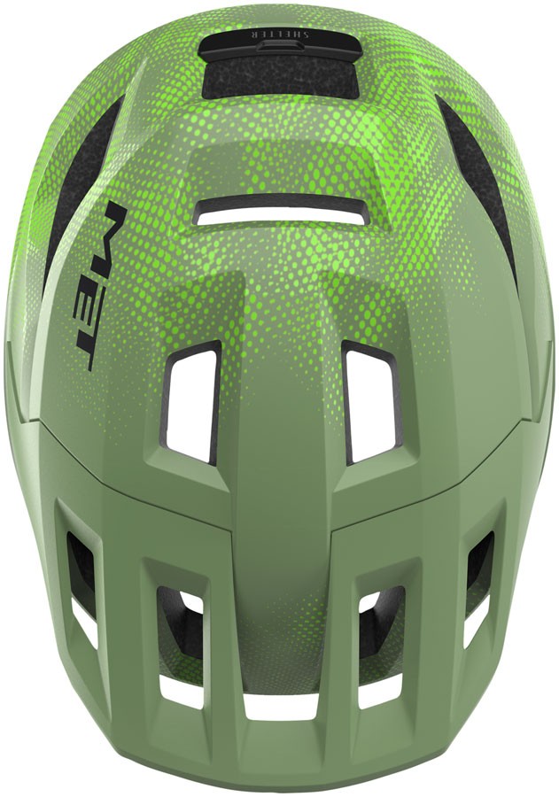 MET Shelter Youth Mountain Helmet One Size Green Lime