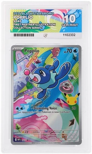 Popplio MEP 045 - ACE 10 - First Partner Illustration Collection - Pokemon TCG