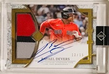 2024 Topps Transcendent Collection Rafael Devers Patch Auto 12/15 Boston Red Sox