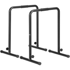 Dip Bars, 440 Lbs Capacity, Heave Duty Dip Stand Station With Adjustable Height,