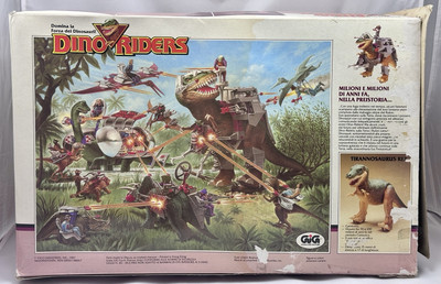 TYRANNOSAURUS REX DINO RIDERS KRULOS BITOR COBUS T REX ITALIAN BOX