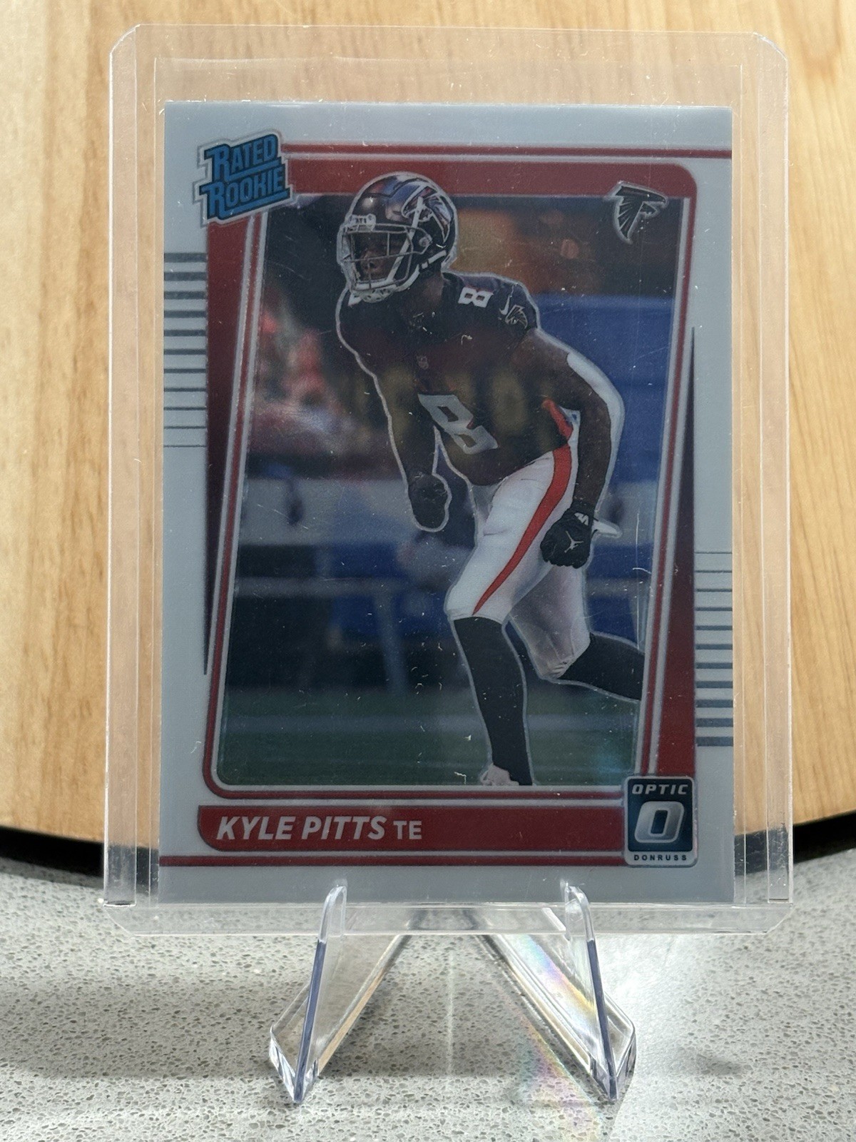 2021 Donruss Optic #211 Kyle Pitts Rated Rookie RC Atlanta Falcons