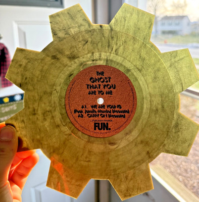 Fun. Some Nights Ghost Wheel Shaped Vinyl EP Translucent Marbled Rare