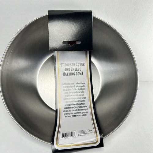 Jim Beam JB0181 9" Burger Cover and Cheese Melting Dome, Silver New - Picture 6 of 7