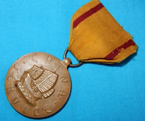 WW2 USN US NAVY CHINA CAMPAIGN MEDAL USA MILITARY UNITED STATES WORLD WAR II