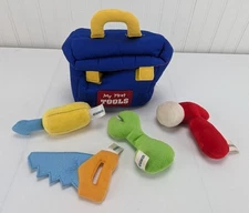 Gund My First Toolbox Playset Plush Toy 5 Piece Set Kids Learning Fun 4048454