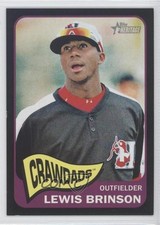 2014 Topps Heritage Minor League Edition Black 30/105 Lewis Brinson #62 2d9