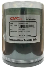 Blank CDR CDS - CMC Pro by TY Technology - 100 pack - shiny silver - 700 MB