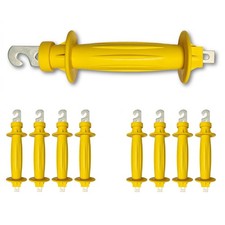 8 Pack Electric Fence Rubber Gate Electric Fence Spring Handles Insulated P