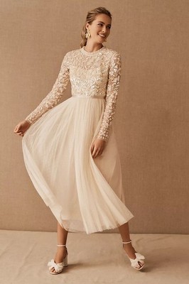 Anthropologie Needle & Thread Tempest Ballerina Bodice Dress NWT Size 10 Sequins