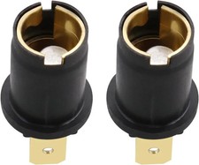 2x BA9S 233 T4W BULB HOLDERS SOCKET UNIVERSAL BAYONET CAR VAN BOAT TRUCK 170790