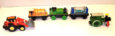 Thomas & Friends Wooden Trains Ben George Jack Aquarium Car Percy Lot of 5