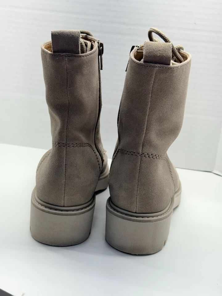 Gabor Women's Sz 4 (US 6) Beige Combat Ankle Boots EUC - Imagem 4 de 4