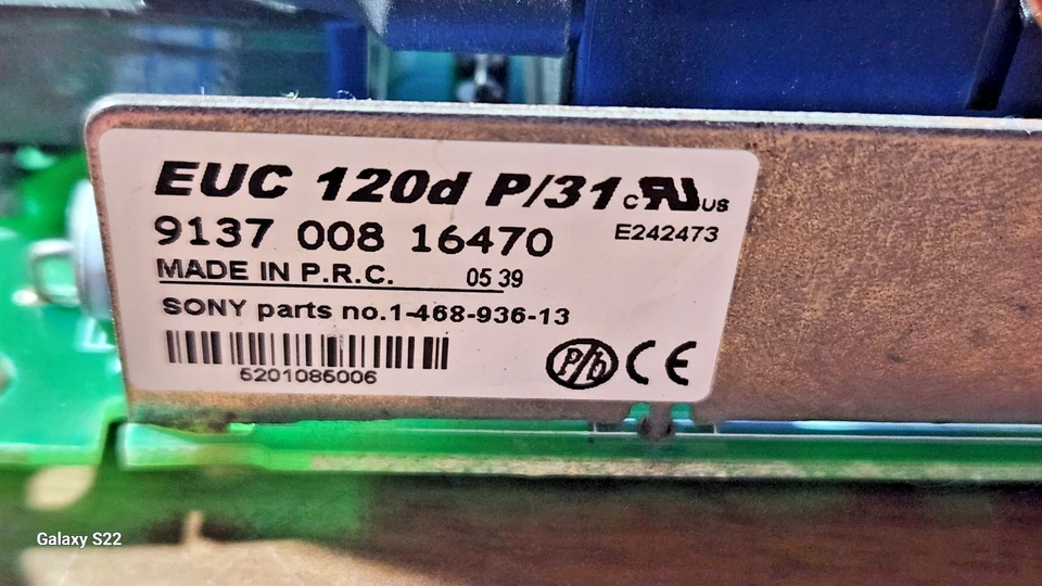LÁMPARA SONY BALASTRO OEM 1-468-936-13 917-008-16470 USADA EN VARIOS MODELOS DE LÁMPARA TV Foto 2 de 2