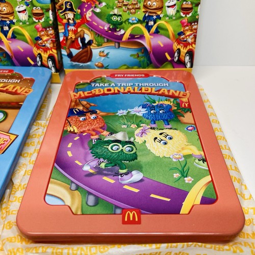 2025 McDonaldLand Adult Happy Meal Tin Mayor McCheese & Fry Friends Lot 2 - Picture 6 of 10