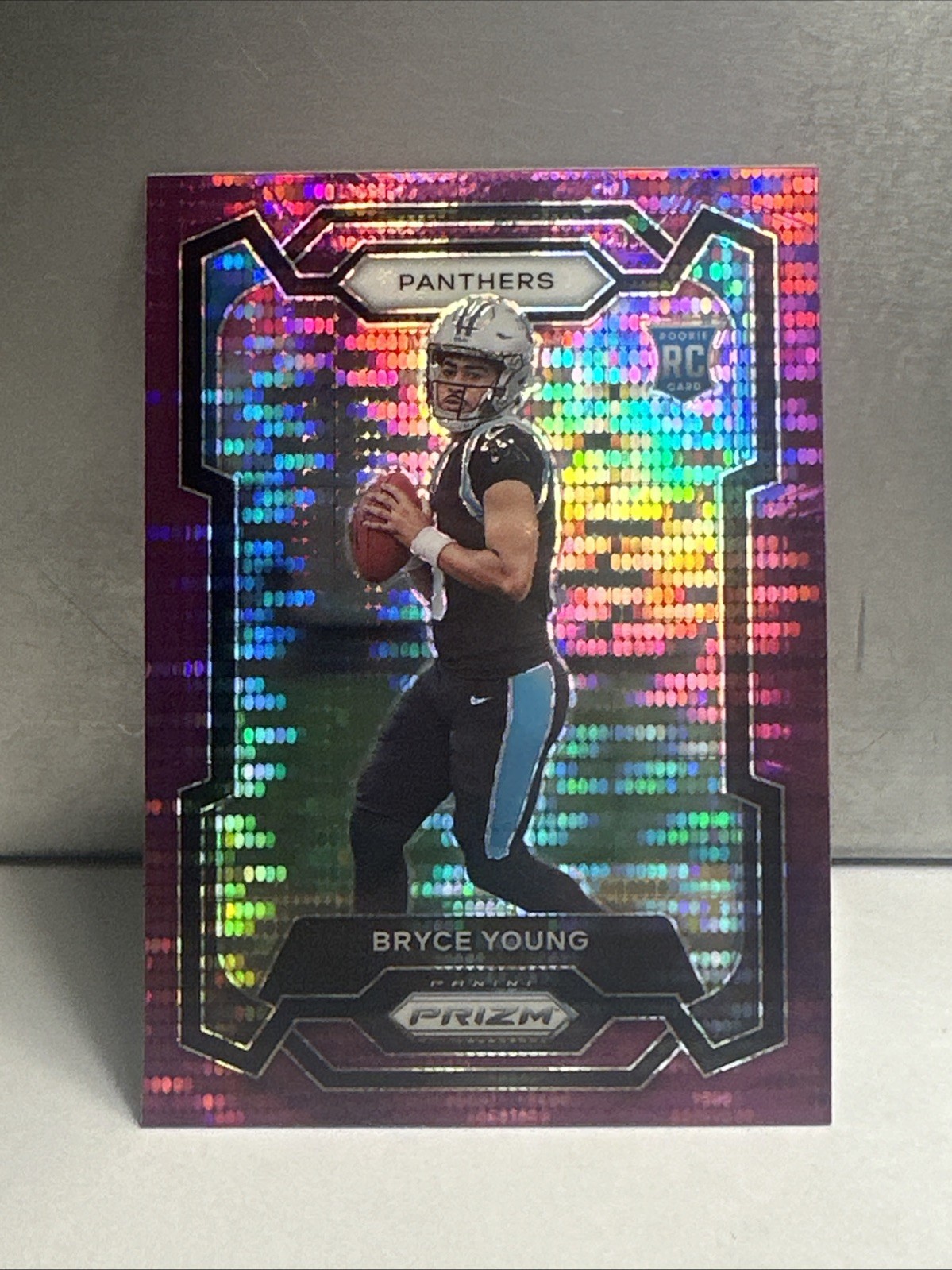 2023 Panini Prizm BRYCE YOUNG #311 RC Purple Pulsar SP Carolina Panthers
