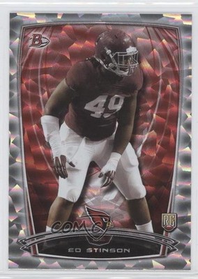 2014 Bowman Rookies Silver Ice Ed Stinson #15 RC 1b8