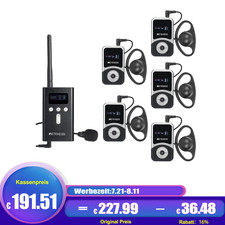Retekess T130S Wireless Tourist Guide System49 Channel Audio Intermediate System