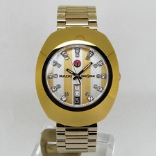 RADO Watch 648.0413.3 Diastar Day Date Automatic 35mm Gold x Silver dial SS Mens