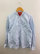 【US Duty Included】Other Brands SHANGHAI TANG Long Sleeve Shirt L Cotton BLU