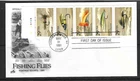 USA SC # 2549a Fishing Flies FDC . Artcraft Cachet
