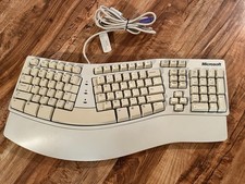Vintage Microsoft Natural Keyboard Elite X03-51764 PS/2 
