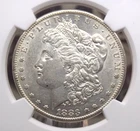 1883 "S" Morgan SILVER Dollar $1 NGC AU58 #005 About Uncirculated ECC&C, Inc.