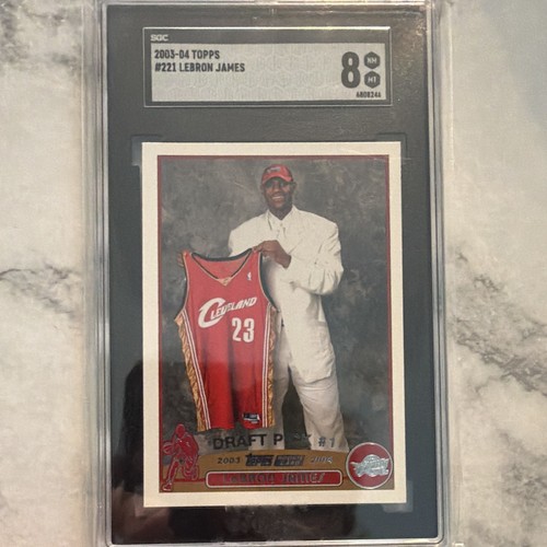 LeBron James #221 2003 Topps card