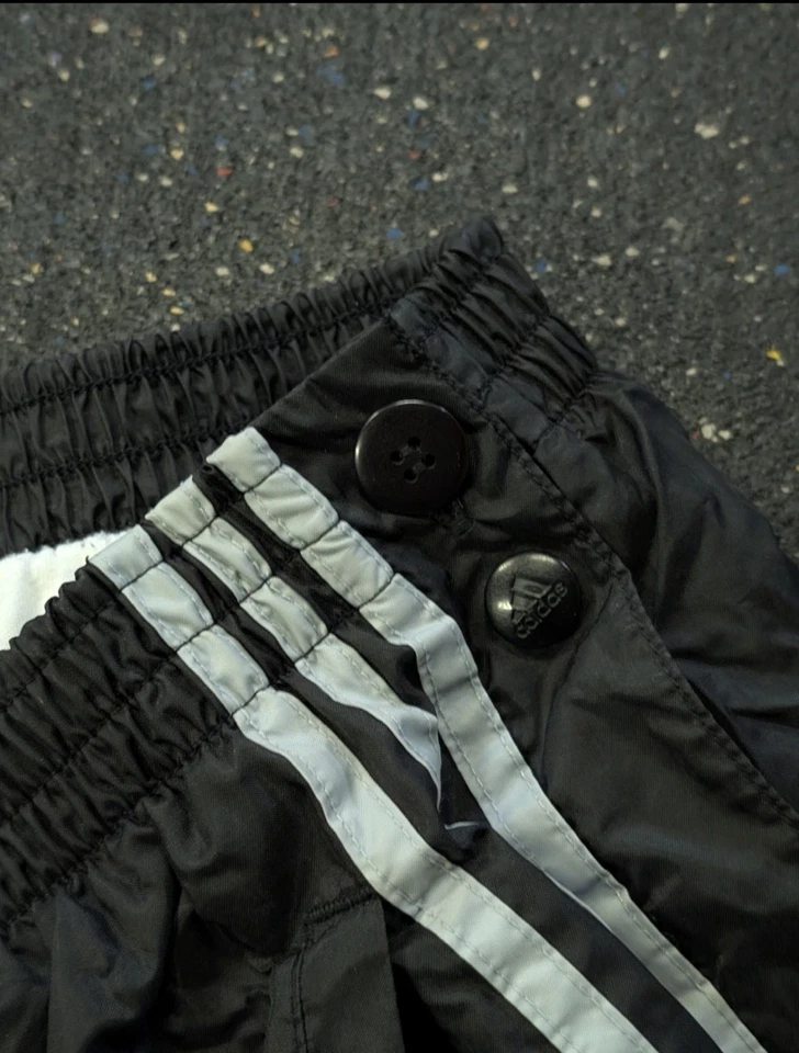 De Colección Adidas Para Hombres Pantalones de Pista Forrados Brochevientos Atléticos XL Foto 3 de 4