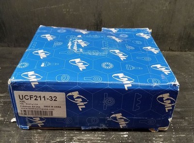 1 NEW KML UCF211-32 4-BOLT FLANGE MOUNTED BEARING NIB ***MAKE OFFER***
