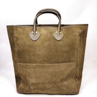 Gucci Borsa Tote Bag Pelle Scamosciata Oliva 2580233 Italia 4536115