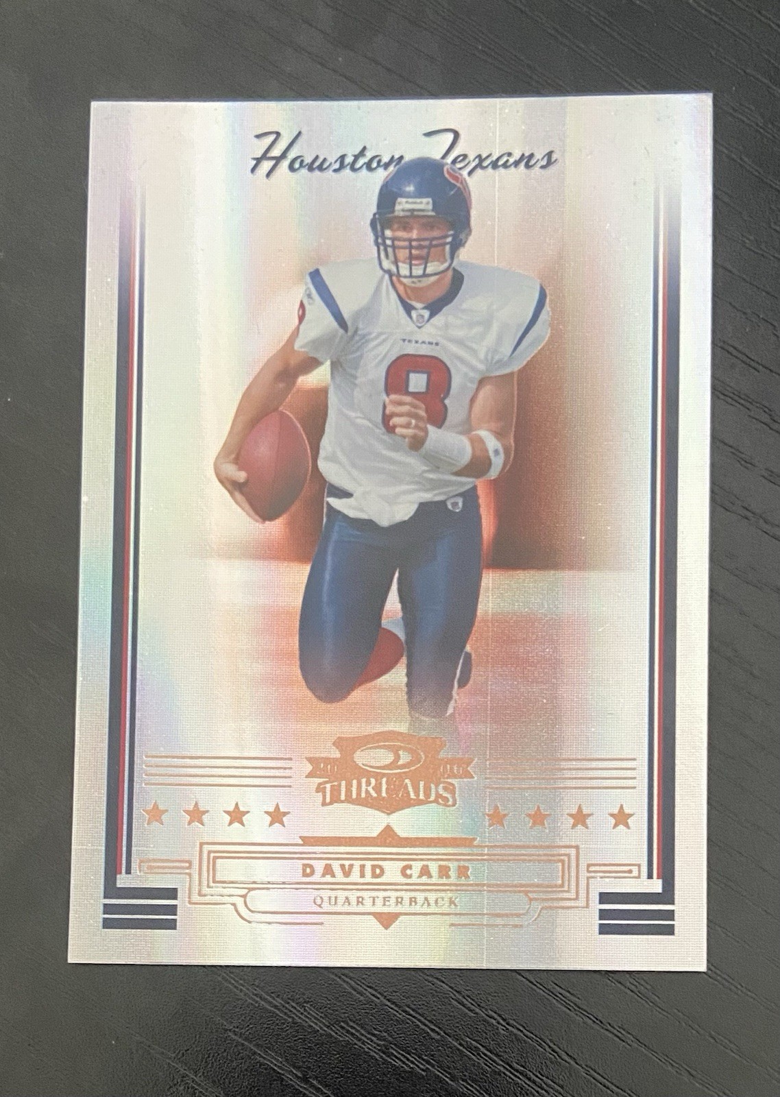 2006 Donruss Threads - David Carr #47 Century Proof Bronze /250 Texans