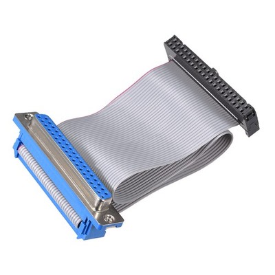 IDC Wire Flat Ribbon Cable DB37 Female to FC-40 Female Connector 20cm