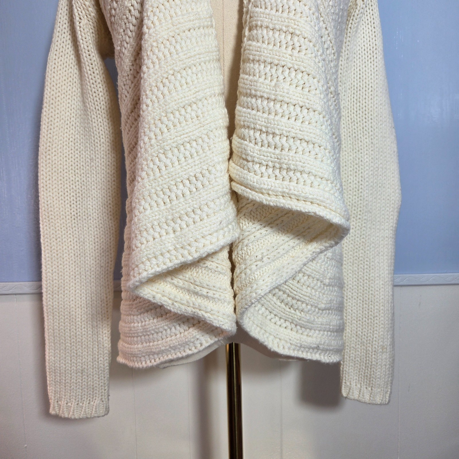 Express Design Studio Extra Small White Tight Kni… - image 3