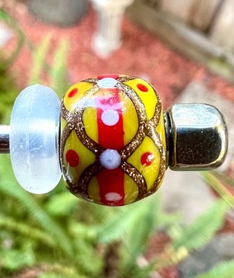 Authentic Trollbeads Event unique Bead MINI BARREL  