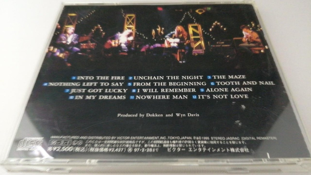 ONE LIVE NIGHT Model Number VICP5514 DOKKEN | eBay