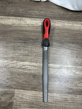 Snap-on Tools Red Soft Grip Half Round 8hp Blade File 8hp Snap-on Tools Red Soft Grip Half Round 8hp Blade File 8hp