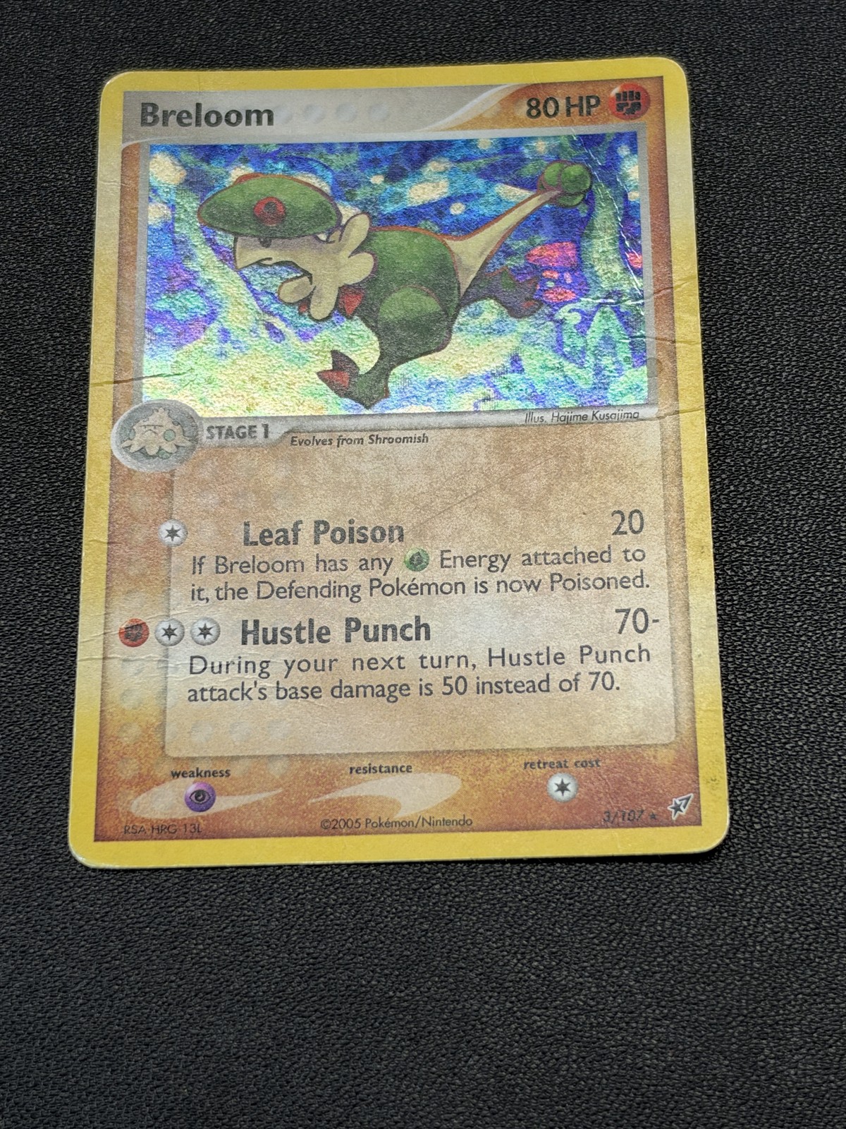 2005 EX Deoxys Breloom #3/107 Holo Rare, Holo