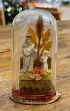 Antica scena votiva in cupola di vetro Italia XX secolo