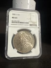 1881-S Morgan Silver Dollar - NGC MS65