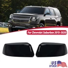 Glossy Black Mirror Cover Caps 22913963 For Chevrolet Tahoe Suburban 2015-2020