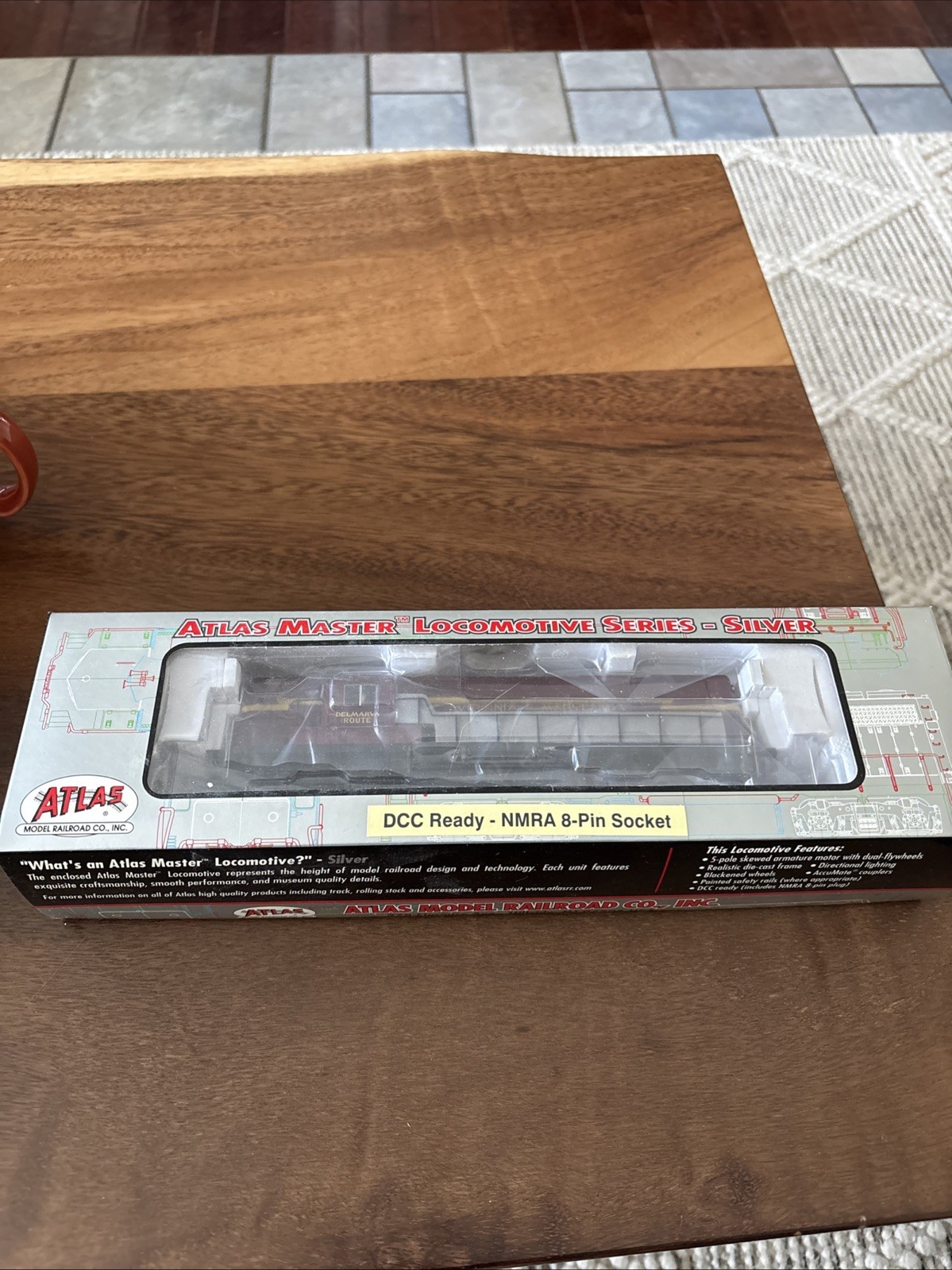 Atlas Silver HO Virginia Maryland Alco C420 High Nose Locomotive #200 NOS