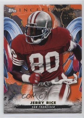 2024 Topps Inception Orange 2/50 Jerry Rice #142 HOF 04br