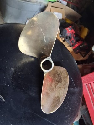 JOHNSON OAKLAND BRASS PROP. NICE!