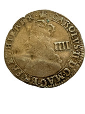 Charles II Silver Fourpence (Groat) – Crowned IIII – England – 17th Century Coin