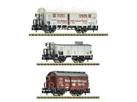 Fleischmann 6660148 - GüTerwagen Set Gedeckt DRB Ep.Ii 3-Teilig - Spur N - NEU
