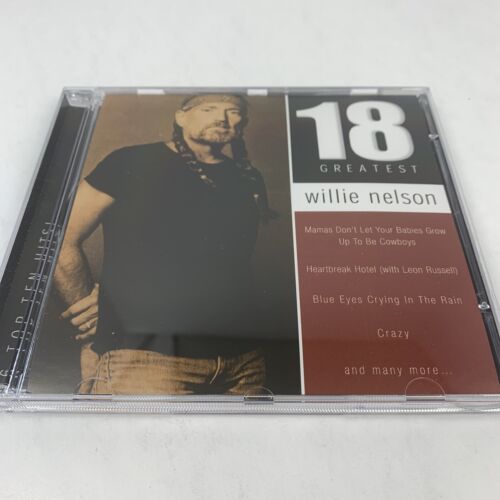 18 Greatest par Willie Nelson (CD, 2006, source directe) - Photo 1/4