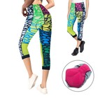 Women Cycling Tights 3/4 Shorts Padded Ladies Leggings Anti-Slip Bicycle Trouser