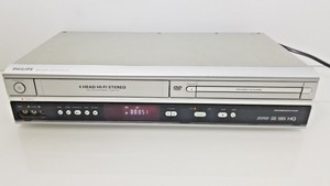 Philips DVP3050V 4 Head HIFI VHS Cassette Recorder DVD Player Combo No
